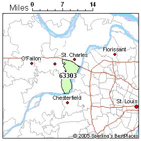 ZIP Code 63303 Map, Demographics, More for St. Charles, MO.